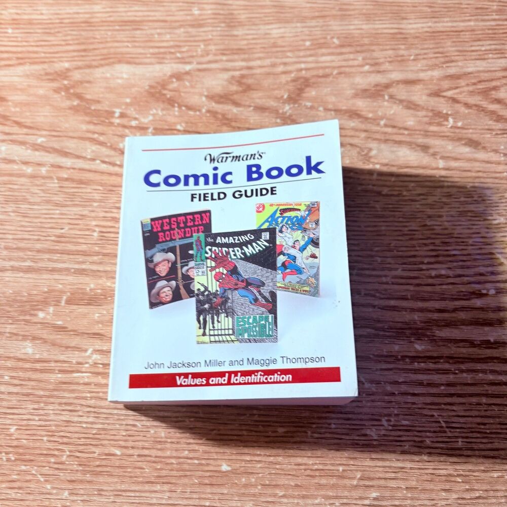 Comic Book Field Guide Warman's Paper Back White Cover